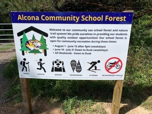 Alcona Community School Forest Open House