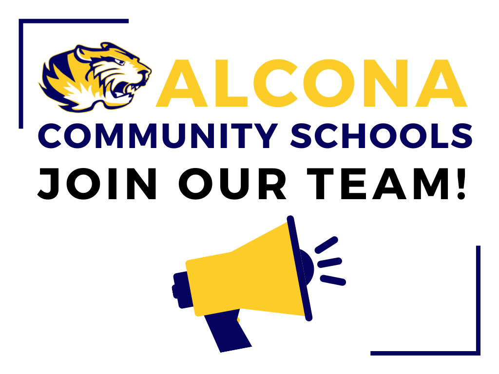 ACS is hiring for an Administrative Assistant, who will serve as the general line assistant and executive secretary to the Superintendent of Alcona Community Schools. See complete job description at bit.ly/ACS9464. Apply by submitting a letter of interest and resume to postings@alconaschools.net by June 17 at 3 pm. #TigerPride #JoinOurTeam