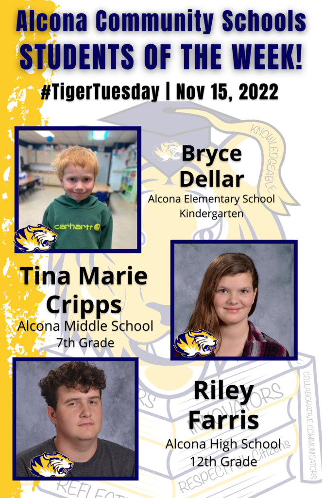 student of the week 11/15/22